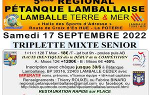 Régional triplettes mixtes 